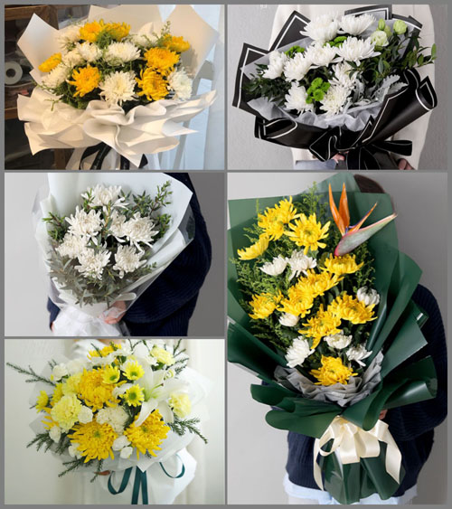 安徽滁州市明光市张八岭镇关山村白事花束代送